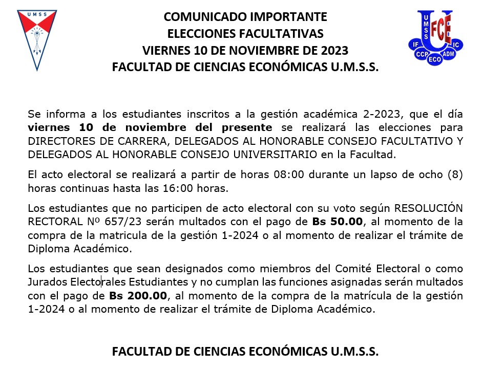 Elecciones FCE