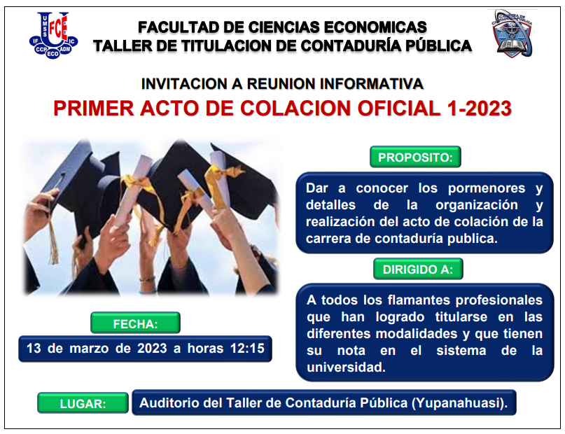 Acto de Colación CCP