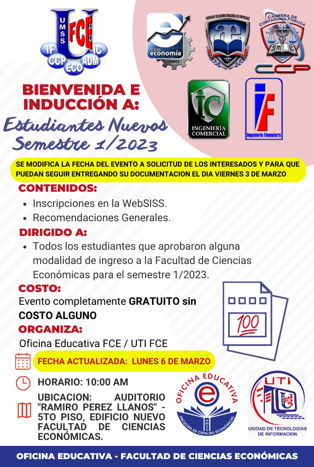 Bienvenida e Inducción a estudiantes Nuevos MODIFICADO