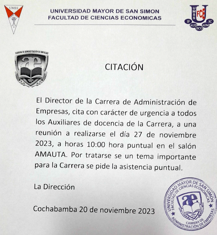 CITACIÓN