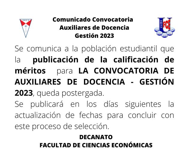COMUNICADO