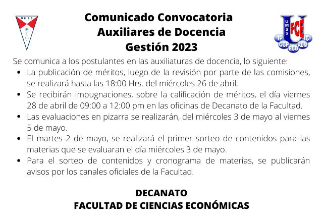 COMUNICADO