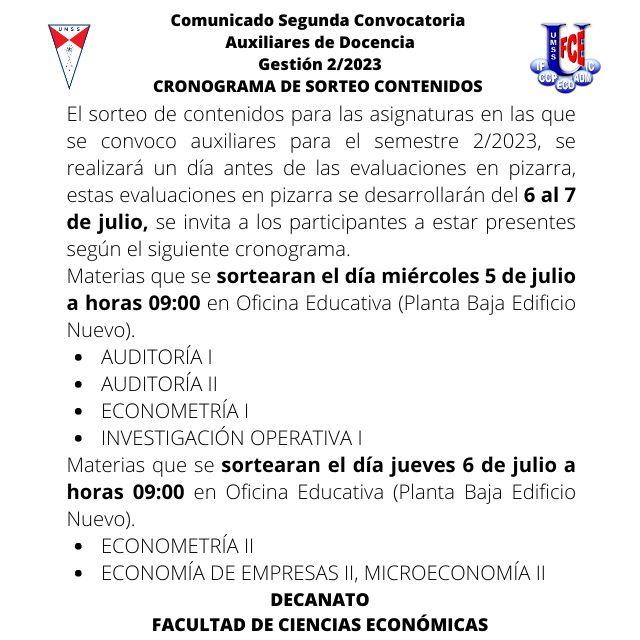 COMUNICADO