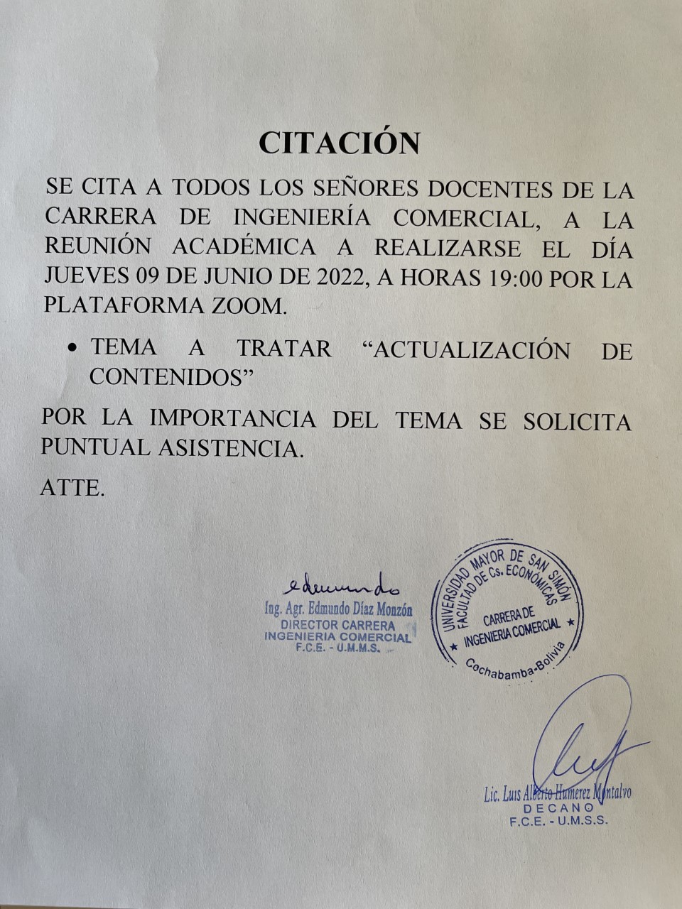 Citación
