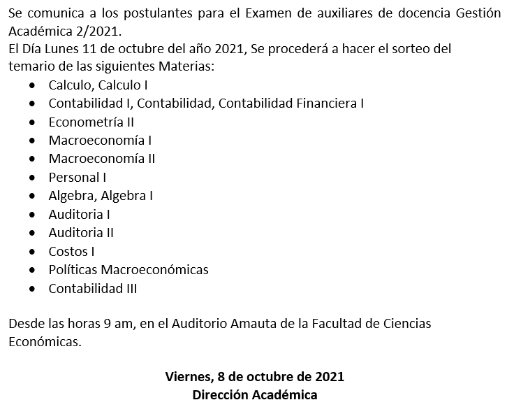 Comunicado 01