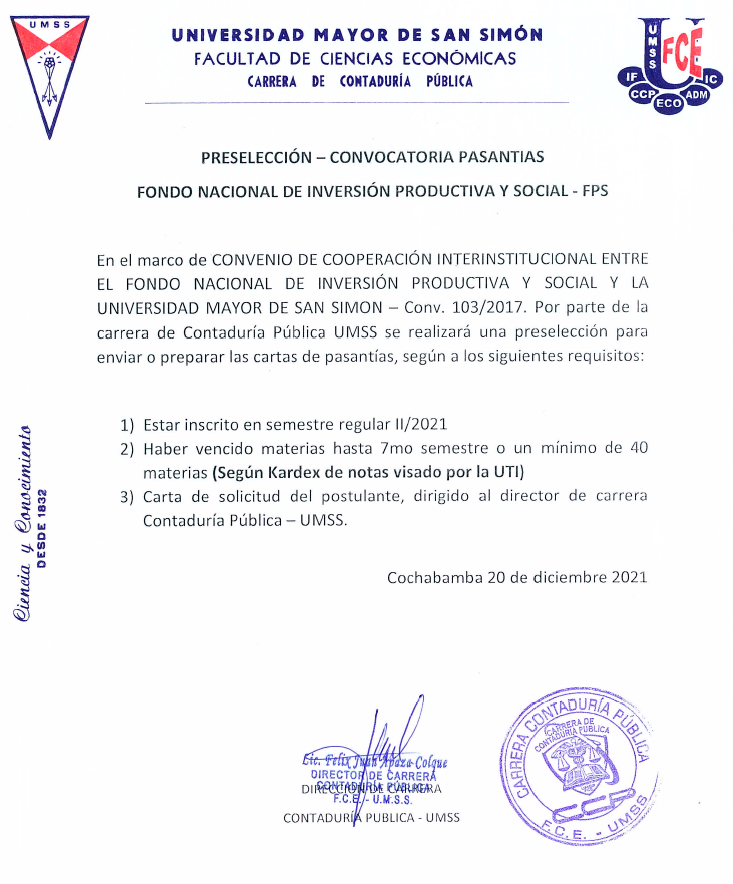 Comunicado CCP