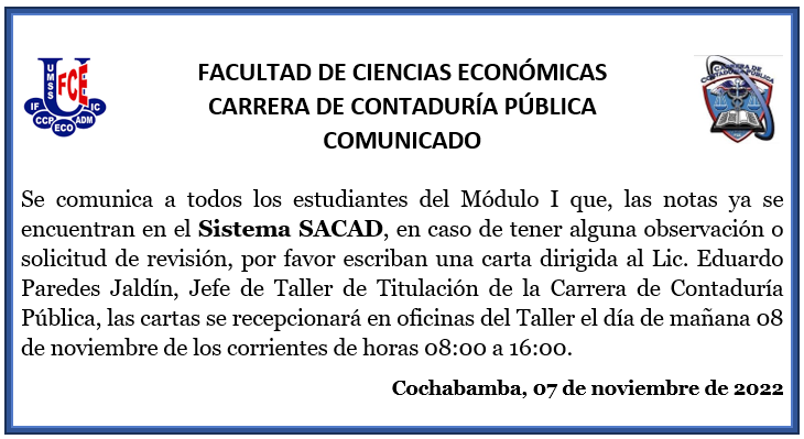 Comunicado CCP