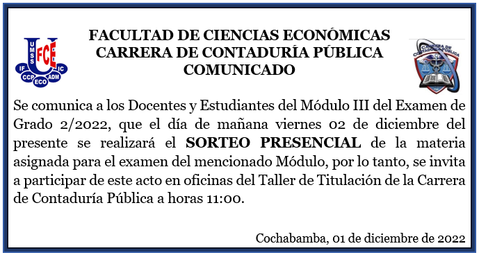 Comunicado CCP