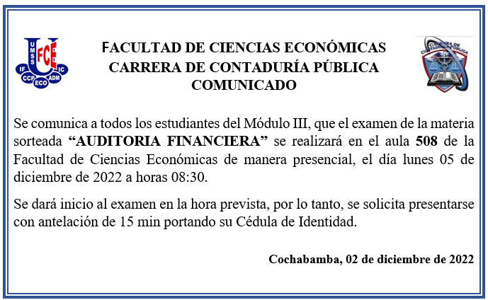 Comunicado CCP