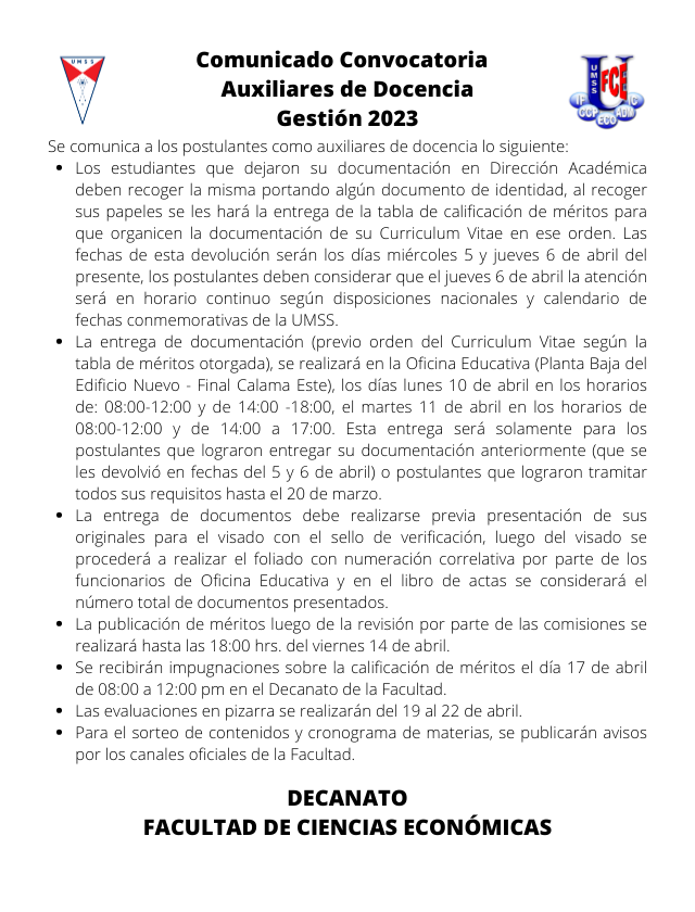 comunicado