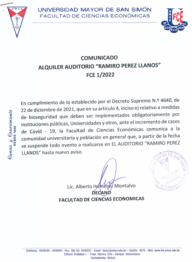 Comunicado
