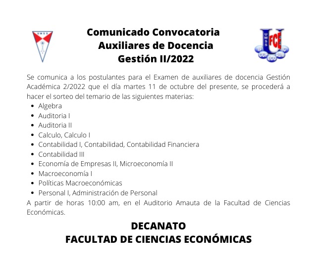 Comunicado