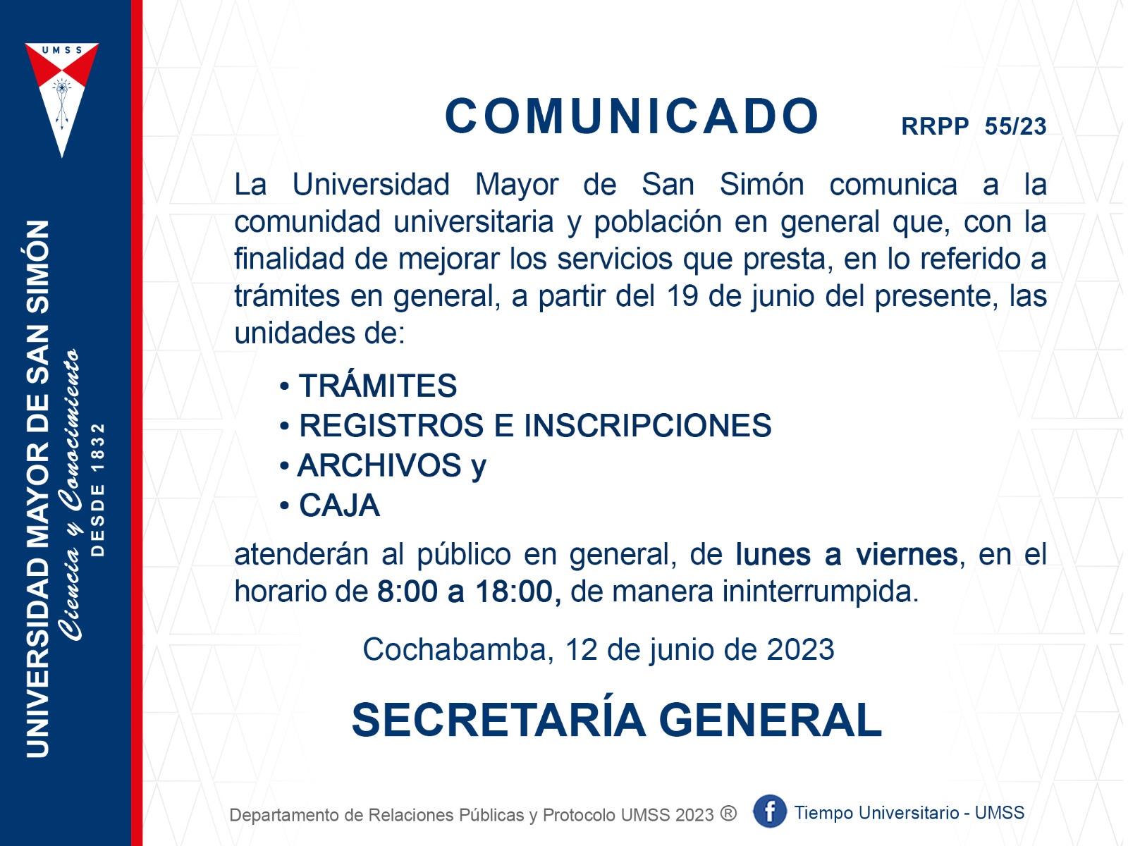Comunicado