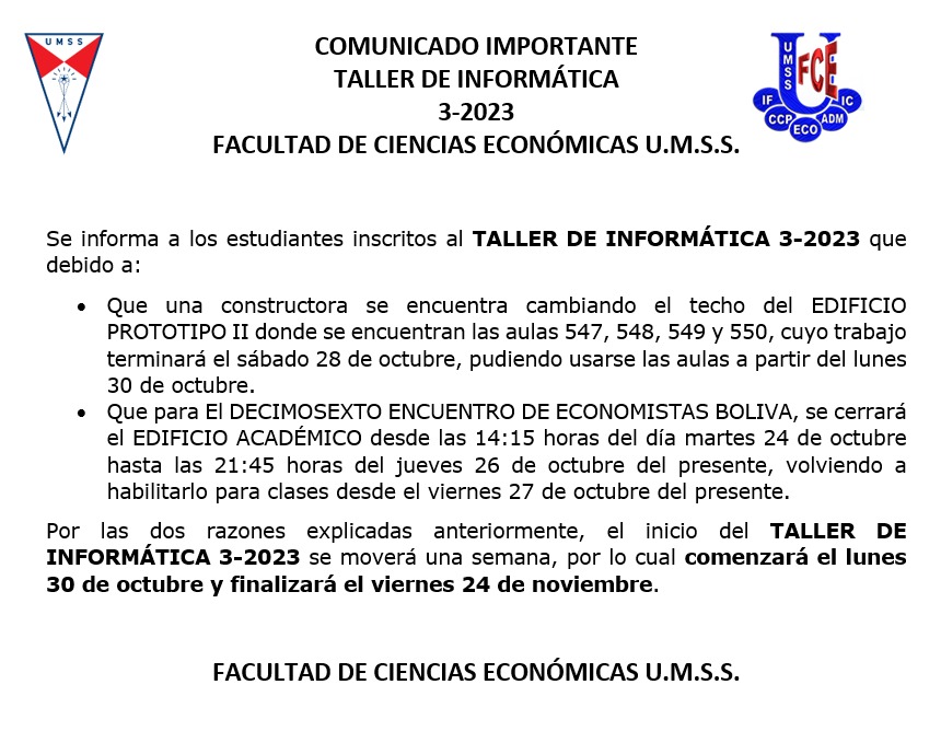 Comunicado