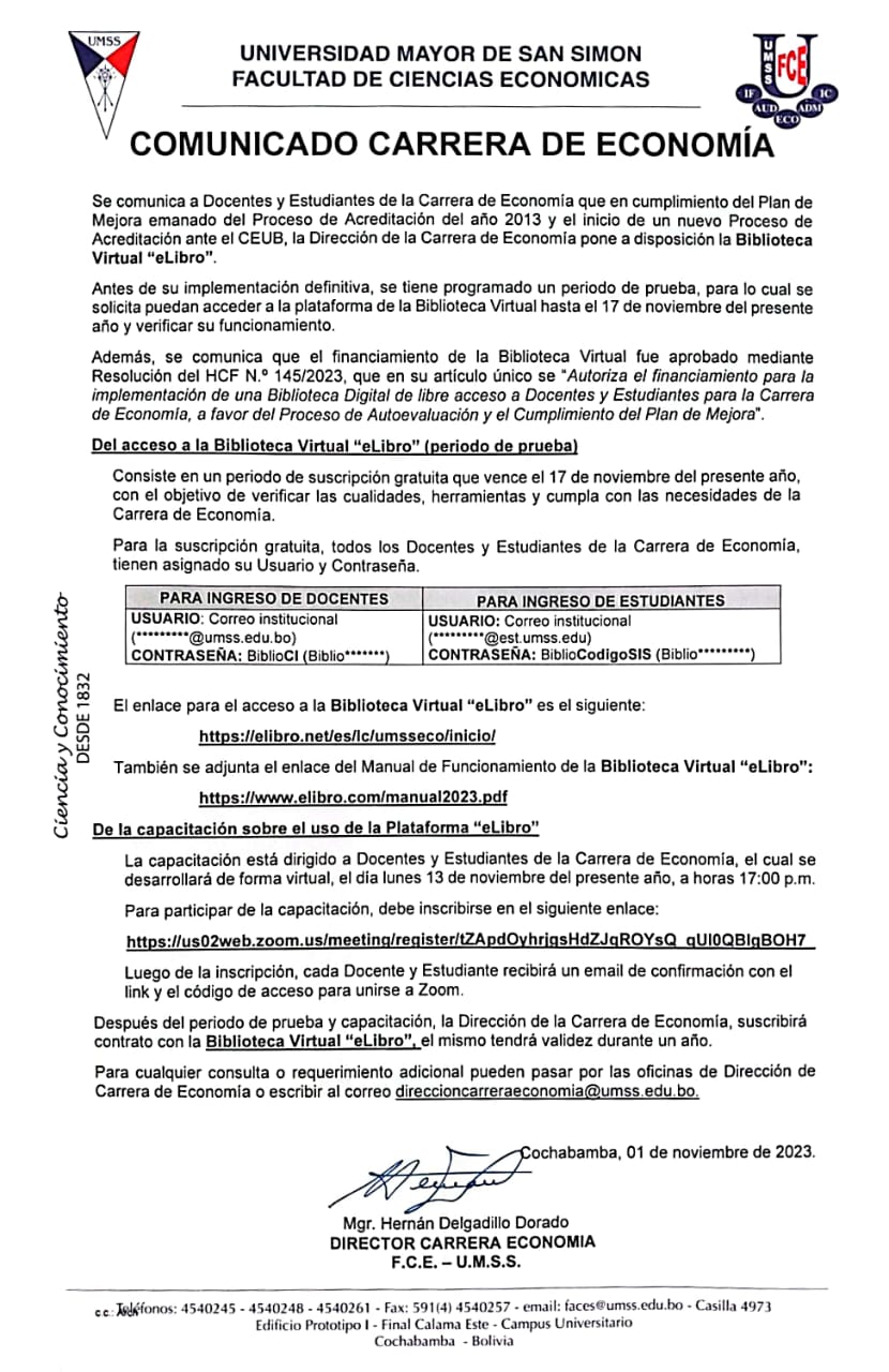 Comunicado