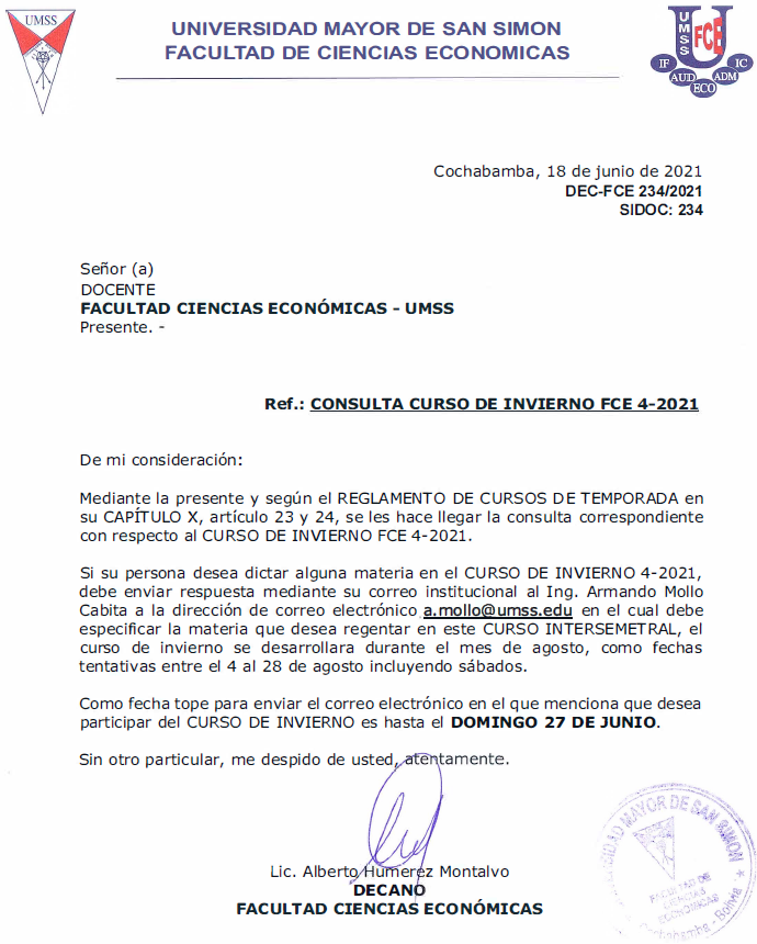 Consulta Invierno