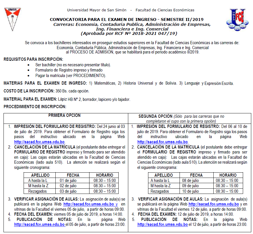 ex ingreso 2-2019