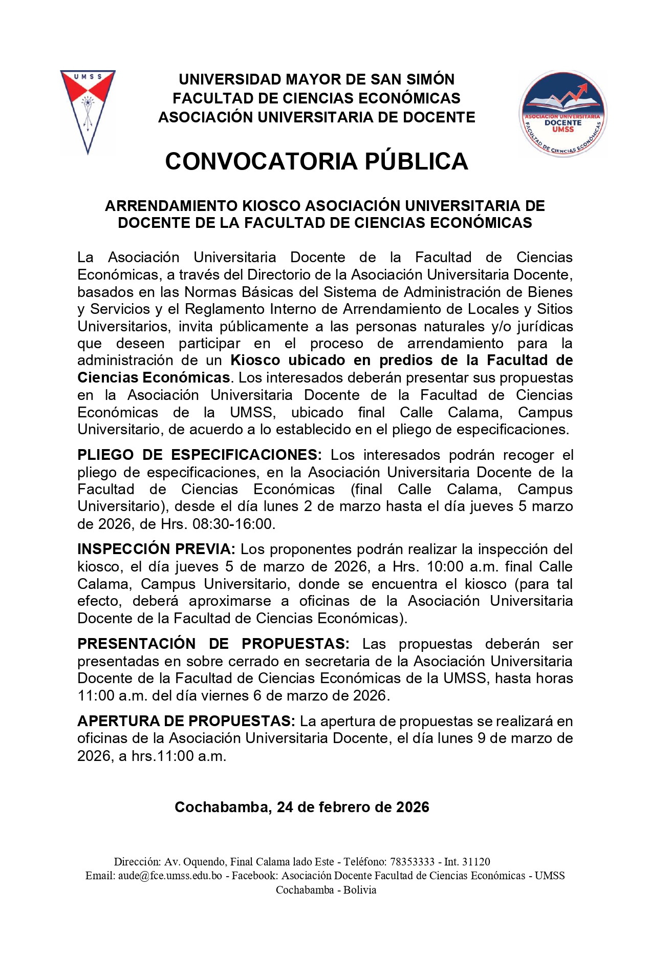 Convocatoria