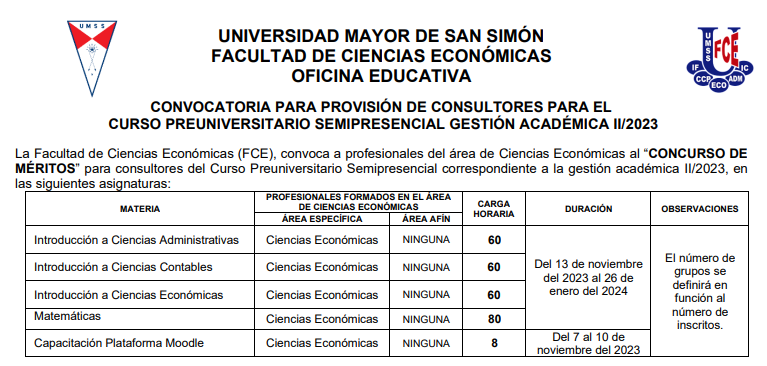Convocatoria