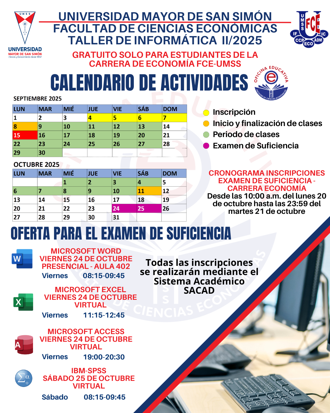 Taller de Informatica Carrera de Economia - Examen de Suficiencia