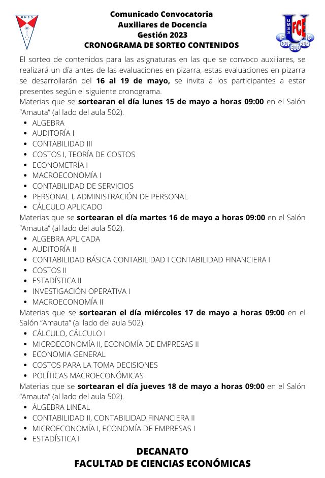 Cronograma