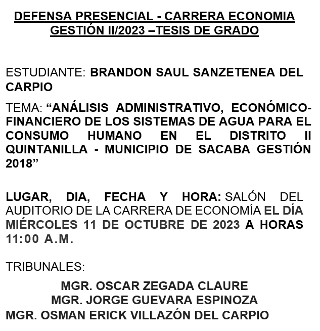 DEFENSA - ECO