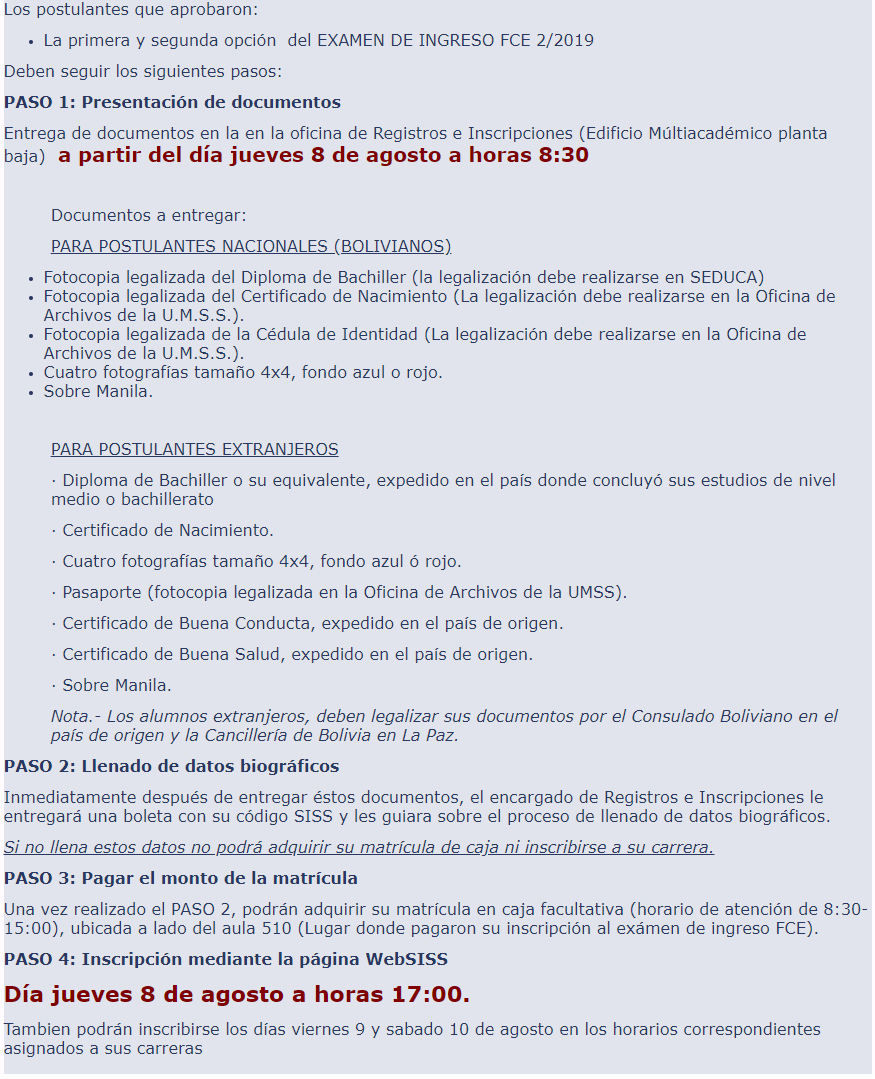 Estudiantes Nuevos