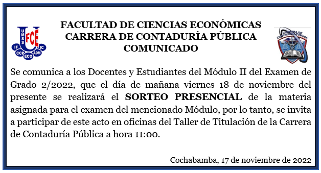 Examen de grado CCP