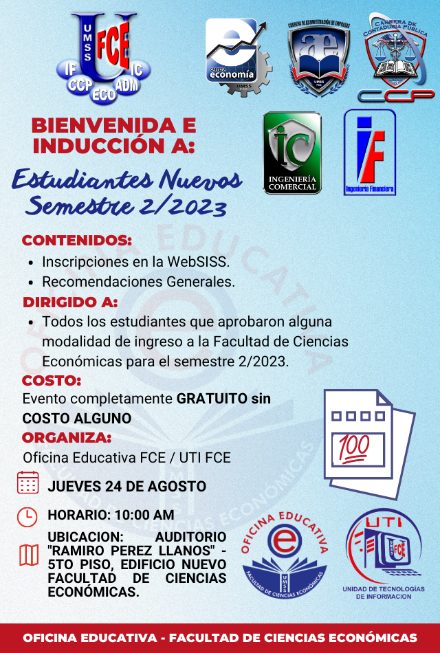 Inducción a estudiantes Nuevos