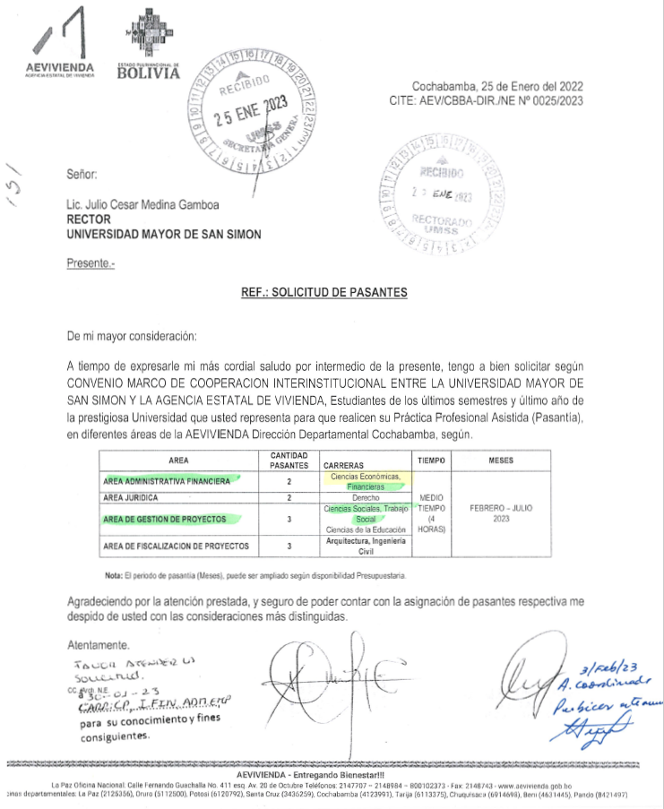 PASANTÍA - FCE