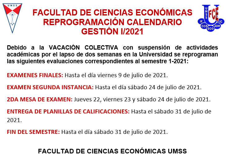 Reprogramación Calendario