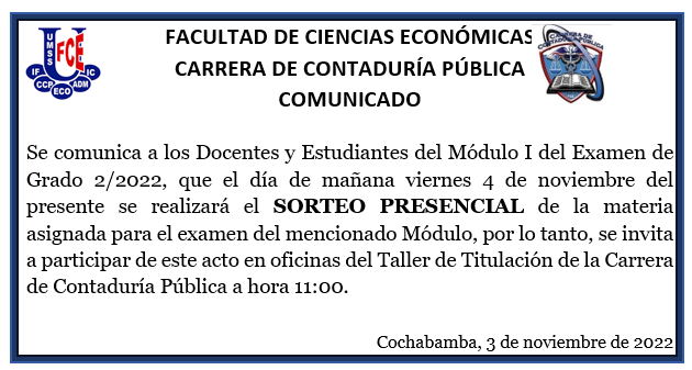 Sorteo Presencial