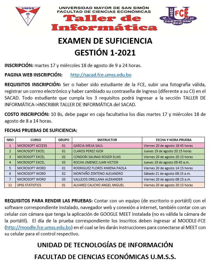 TALLER DE INFORMATICA