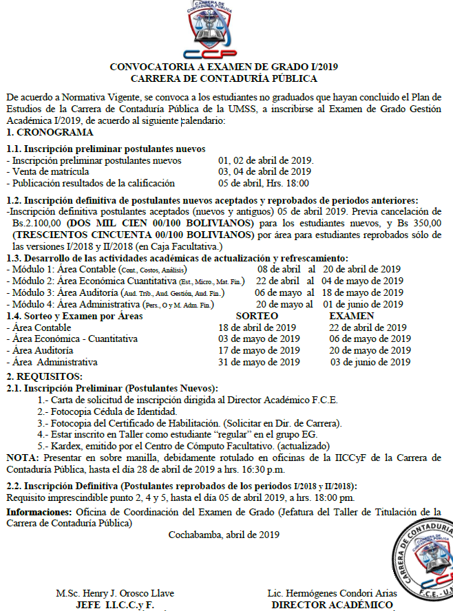 EXAMEN DE GRADO