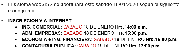 comunicado inscripción