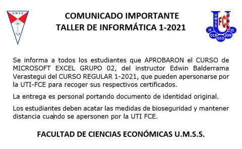 AVISO IMPORTANTE